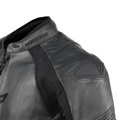 Nordcode Racer Leather Jacket Black-thumb-3