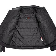 Nordcode Racer Leather Jacket Black-thumb-4