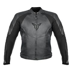 Nordcode Racer Leather Jacket Black-thumb-1