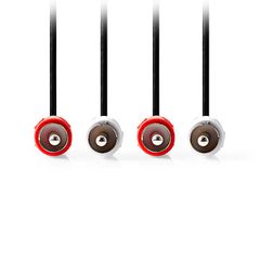 Καλώδιο 2x RCA αρσ. - 2x RCA αρσ., 5.00m. - NEDIS CAGL24200BK50