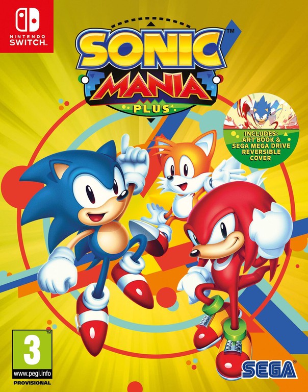 Sonic Mania Plus (Code in Box) (FR/Multi in Game) / Nintendo Switch