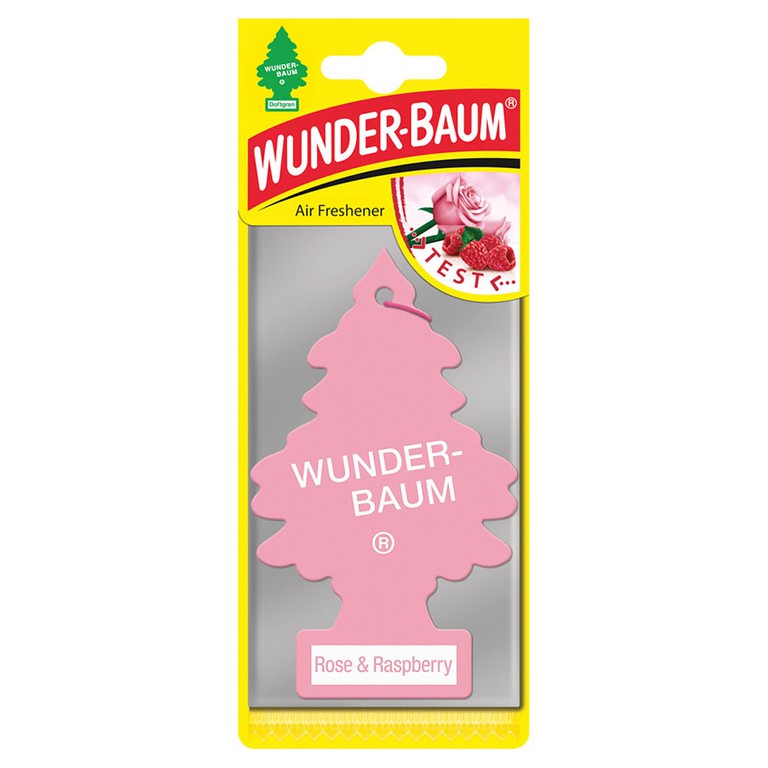 Αρωματικό δεντράκι Wunder-Baum – άρωμα Rose & Raspberry