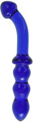 Dildo Glass G-Spot Blue 18.5 Cm Mokko Toys