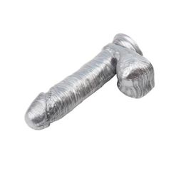 Real Dildo Ben Dover Silver 19 Cm-thumb-2