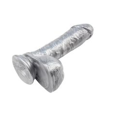 Real Dildo Ben Dover Silver 19 Cm-thumb-3
