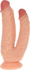 Dildo Double Chase PVC Suction Cup Natural Guilty Toys