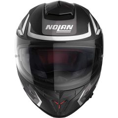 ΚΡΑΝΟΣ NOLAN N80-8 RUMBLE N-COM FLAT BLACK (SILVER - WHITE) 58-thumb-2