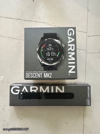 Garmin Descent Mk2 Titanium Carbon Grey with Βlack Βand