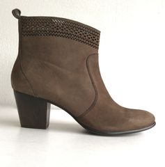 AERIN Suede Ankle Boots - Καφέ Σουέντ Μποτάκια - Size 39.5