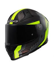 LS2 FF811 Vector II Carbon Grid Matt H-V Yellow