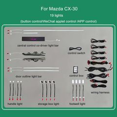 MEGASOUND - DIQ AMBIENT MAZDA CX-30 mod.2019> (Digital iQ Ambient Light Mazda CX-30 mod. 2019>, 19 Lights)
