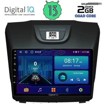 DIGITAL IQ BXB 1255_GPS (9inc) MULTIMEDIA TABLET OEM ISUZU DMAX mod. 2012-2020