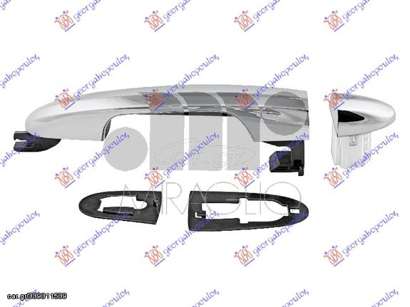 Χερούλι Πόρτας Εμπρός/Πίσω Έξω Χρώμιο / FIAT 500 L 12-17 / 735553731 - Δεξί - 1 Τεμ