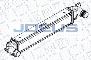 Carro Ψυγείο Intercooler ΟΛΑ Βενζίνη Πετρέλαιο (580x112x62) κατάλληλο για JEEP RENEGADE 2018- (BU/B1/BV) / 51965901 - 1 Τεμ