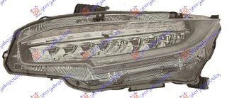 Φανάρι Εμπρός FULL LED (Ε) (DEPO) / HONDA CIVIC SEDAN 16-22 / 33150-TET-H11 - Αριστερό - 1 Τεμ