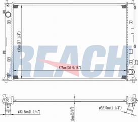 Carro Ψυγείο 1.0-1.5 VTEC Βενζίνη (675x440x26) κατάλληλο για HONDA HR-V 2015-2019 (RU) / 190105AAA01 - 1 Τεμ