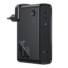 Baseus Power Station（GaN）2 in 1 Quick Charge Power bank & Charger C+C 10000mAh 45W  Black