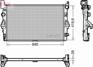 Carro Ψυγείο 1.6 CDI +AC (690x418x26) ΠΕΙΡΟΙ ΜεΣΗ κατάλληλο για MERCEDES VITO 2015- (W447) / 4475010101 - 1 Τεμ