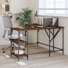 Γραφείο Καπνιστή Δρυς 139 x 139 x 75 εκ. από Επεξεργασμένο Ξύλο 837589