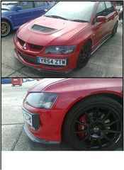 LIP  ΓΙΑ Mitsubishi EVO 8 Ralliart Style   ΕΜΠΡΟΣ ΠΡΟΦΥΛΑΚΤΗΡΑ ΣΠΟΙΛΕΡ SPOILER ΧΕΙΛΑΚΙ