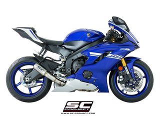 Εξάτμιση Τελικό Sc Project CR-T Titanium  Yamaha YZF R-6 2021 - 2023 Racing Version Ψηλή Τοποθέτηση