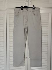 Trussardi υφασματινο παντελονι χρωματος ασπρο του παγου