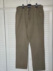 Trussardi υφασματινο παντελονι λαδι χρωματος