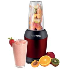 HomeVero Nutri 1200 HV-15721-R Μπλέντερ για Smoothies 0.8lt, 1200W, Κόκκινο