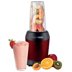 HomeVero HV-15721-R Μπλέντερ για Smoothies 0.8lt , 1200W , Κόκκινο , Nutri 1200