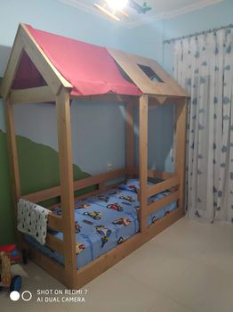 Παιδικό Κρεβάτι. Σπιτακι Montessori 
