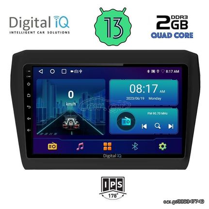 DIGITAL IQ BXB 1686_GPS (9inc) MULTIMEDIA TABLET OEM SUZUKI SWIFT mod. 2017