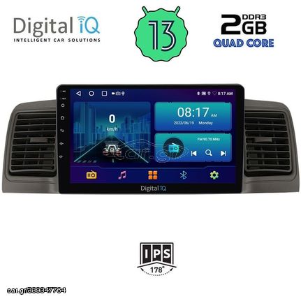 DIGITAL IQ BXB 1712_GPS (9inc) MULTIMEDIA TABLET OEM TOYOTA COROLLA mod. 2001-2006