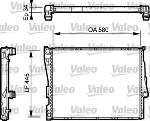 Ψυγείο, ψύξη κινητήρα VALEO 734276