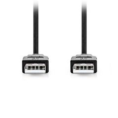 Καλώδιο NEDIS USB High-Speed A αρσ. - USB A αρσ. με μήκος 1m σε μαύρο χρώμα