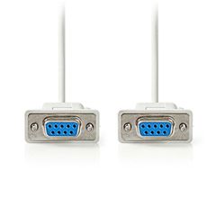 Καλώδιο Null Modem D-Sub 9 pin θηλ. - D-Sub 9 pin θηλ. με μήκος 2m ιδανικό για την σύνδεση δύο DTE συσκευών