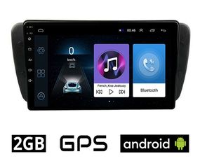 SEAT IBIZA (2008 - 2015) Android οθόνη αυτοκίνητου 9" ιντσών 2GB με GPS WI-FI (ηχοσύστημα αφής OEM Youtube Playstore MP3 USB Radio Bluetooth Mirrorlink εργοστασιακή, 4x60W, AUX)