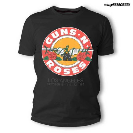 Guns N' Roses Μπλουζάκι T-shirt σε Μαύρο χρώμα TS70025