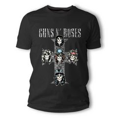 Guns N' Roses Μπλουζάκι T-shirt σε Μαύρο χρώμα TS70034