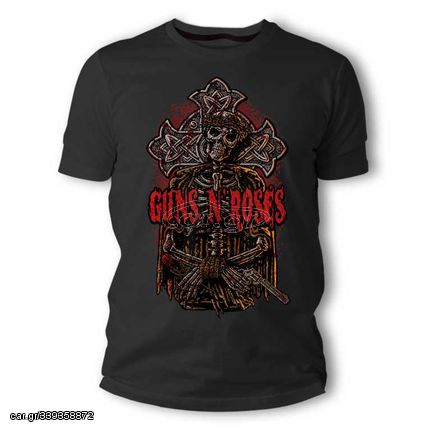 Guns N' Roses Μπλουζάκι T-shirt σε Μαύρο χρώμα TS70041