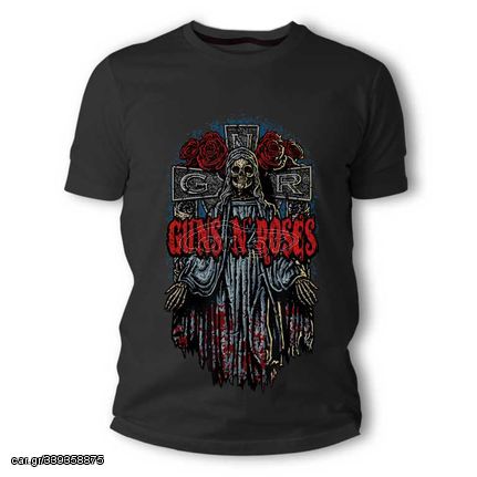 Guns N' Roses Μπλουζάκι T-shirt σε Μαύρο χρώμα TS70047