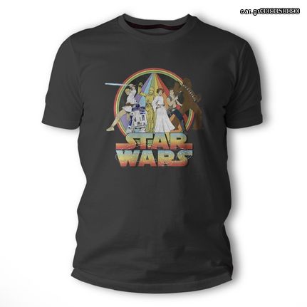 Μπλουζάκι T-shirt σε Μαύρο χρώμα Star Wars TS40072