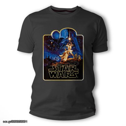 Μπλουζάκι T-shirt σε Μαύρο χρώμα Star Wars TS40082