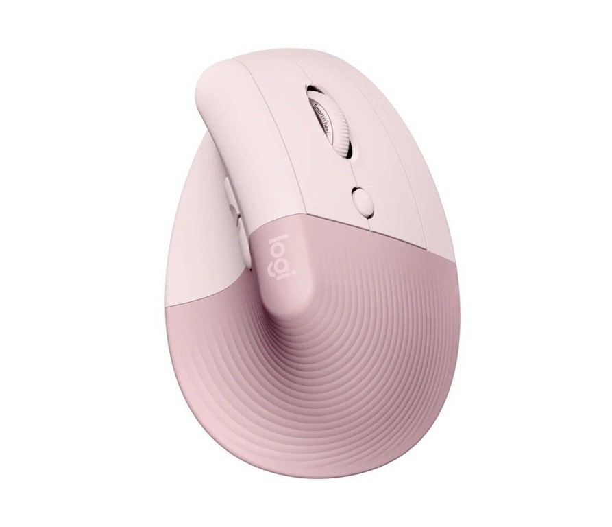 Logitech - Lift Ergo Mouse, Rose/Dark Rose / Computers