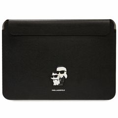 Karl Lagerfeld Saffiano Karl case for a 14" laptop - black