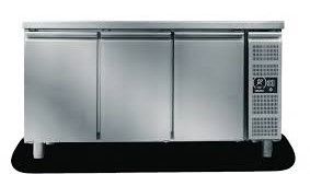 Ψυγείο Πάγκος Συντήρηση Χωρίς Μηχανή με 3 Πόρτες Διαστάσεις:159,5 x 60 x 86,5  
