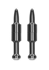 Ouch Magnetic Nipple Clamps - Diamond Pin - Grey