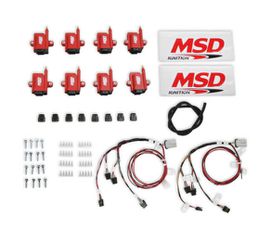 MSD Ignition Coils, Smart Coil, Bigwire, Kit, Red