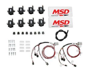 MSD Ignition Coils, Smart Coil, Bigwire, Kit, Black
