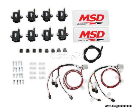 MSD Ignition Coils, Smart Coil, Bigwire, Kit, Black