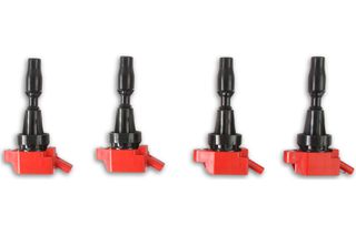 MSD Ignition Coils Blaster Series, Fits 2015-2020 Hyundai/Kia 1.6L Turbo, Red, 4-Pack